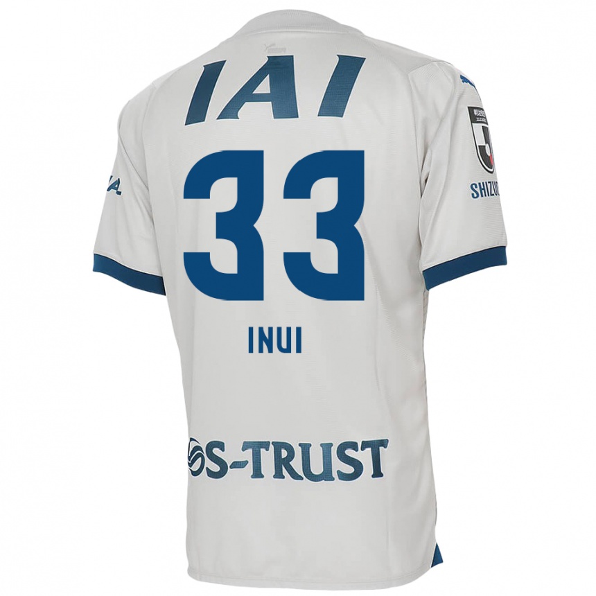 Men Football Takashi Inui #33 White Blue Away Jersey 2024/25 T-Shirt Australia