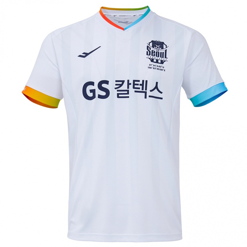 Men Football Seong-Min Mun #30 White Blue Away Jersey 2024/25 T-Shirt Australia