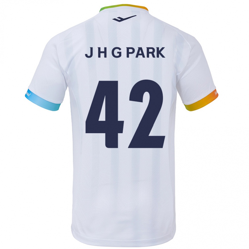 Men Football Jang Han-Gyeol Park #42 White Blue Away Jersey 2024/25 T-Shirt Australia