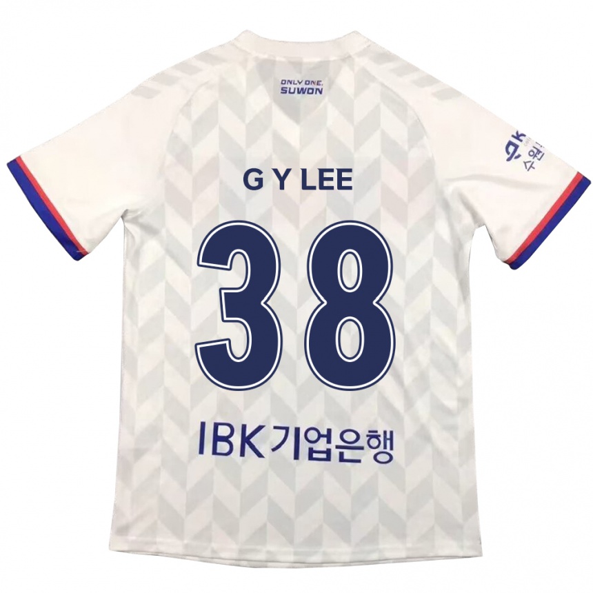 Men Football Yun-Gun Lee #38 White Blue Away Jersey 2024/25 T-Shirt Australia