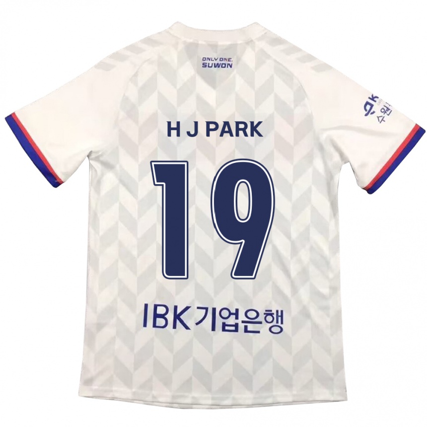 Men Football Jun-Hui Park #19 White Blue Away Jersey 2024/25 T-Shirt Australia