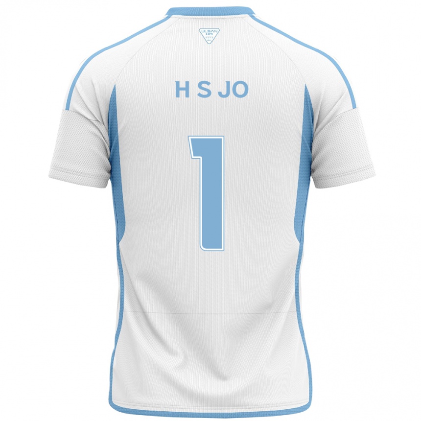 Men Football Su-Hyeok Jo #1 White Blue Away Jersey 2024/25 T-Shirt Australia