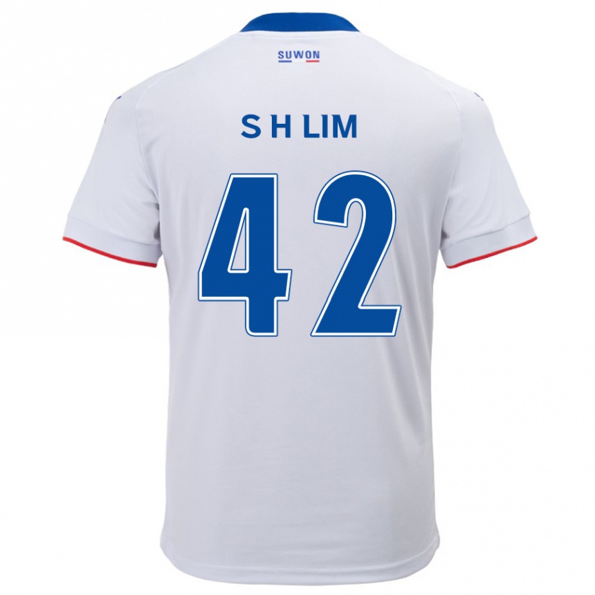 Men Football Hyun-Sub Lim #42 White Blue Away Jersey 2024/25 T-Shirt Australia