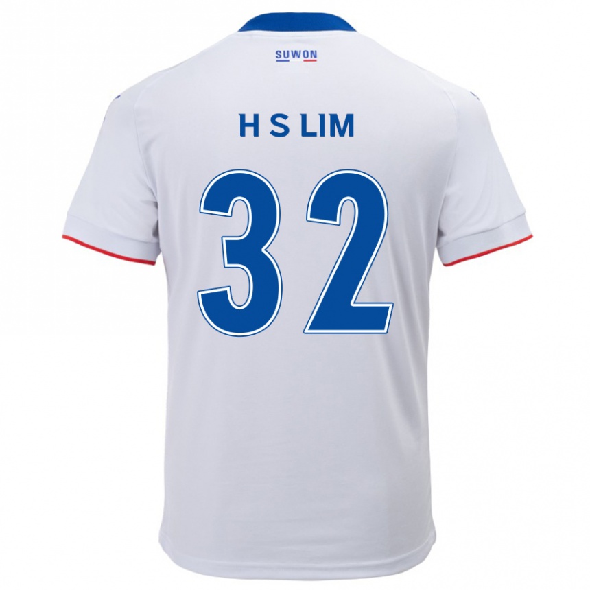 Men Football Seong-Hyeon Lim #32 White Blue Away Jersey 2024/25 T-Shirt Australia