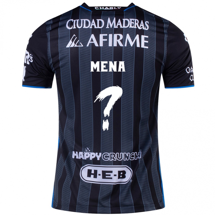 Men Football Felipe Mena #0 White Black Away Jersey 2024/25 T-Shirt Australia