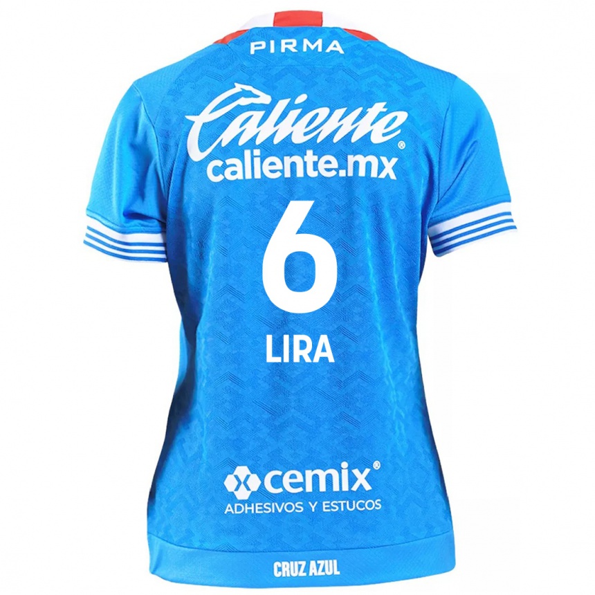 Women Football Erik Lira #6 Sky Blue Home Jersey 2024/25 T-Shirt Australia