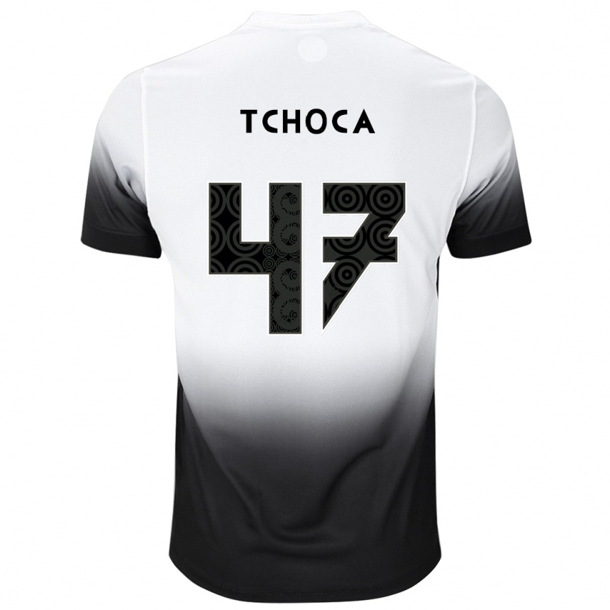 Women Football Tchoca #47 White Black Home Jersey 2024/25 T-Shirt Australia