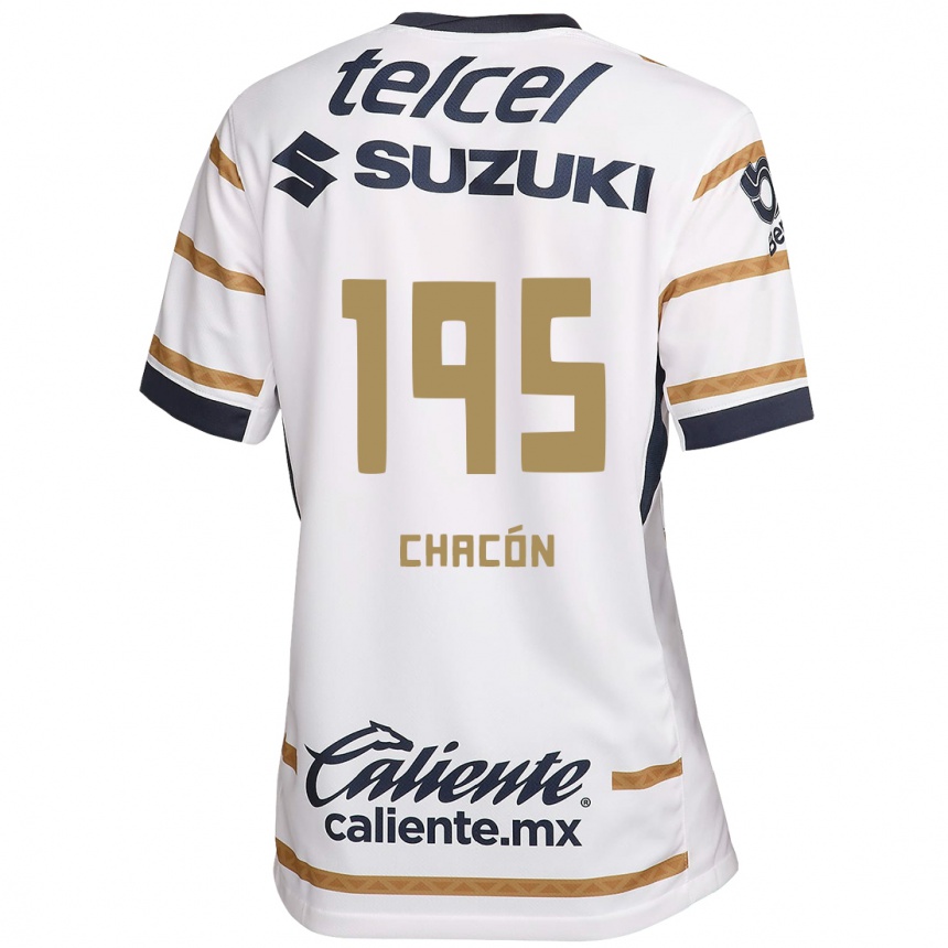 Women Football Eduardo Chacón #195 White Obsidian Home Jersey 2024/25 T-Shirt Australia