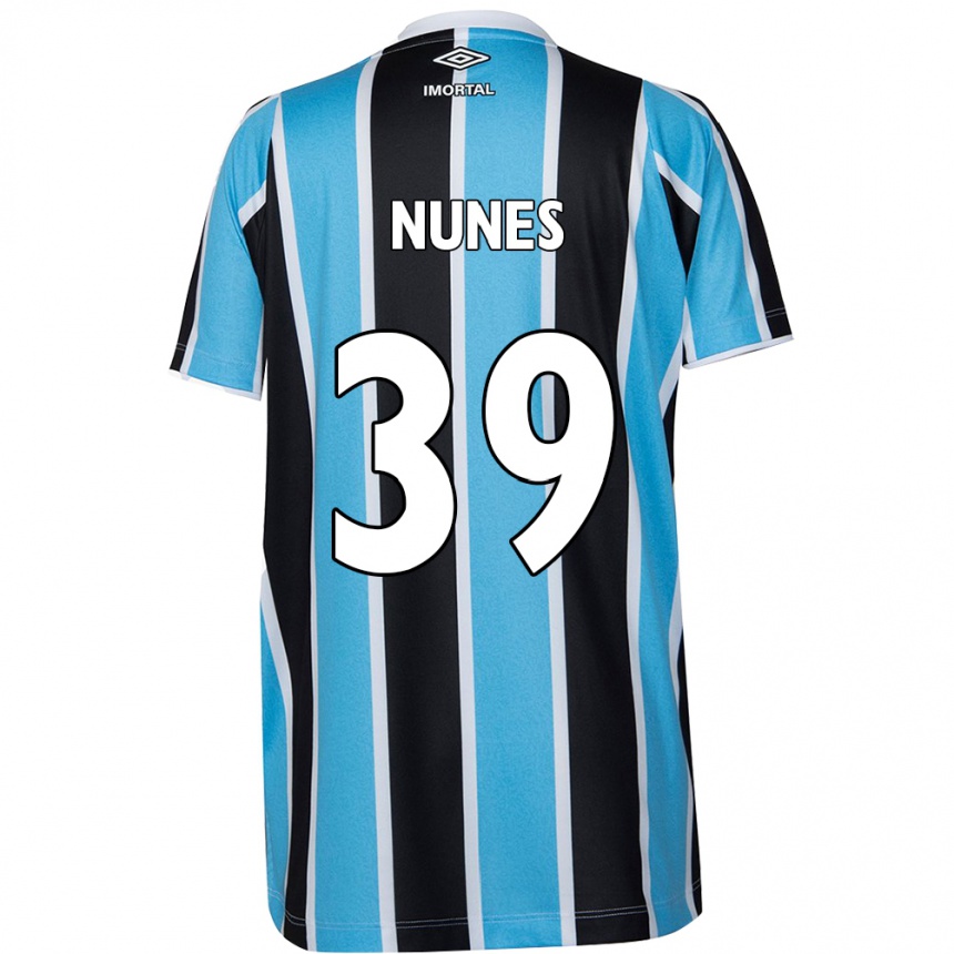 Women Football Gustavo Gomes #39 Blue Black White Home Jersey 2024/25 T-Shirt Australia