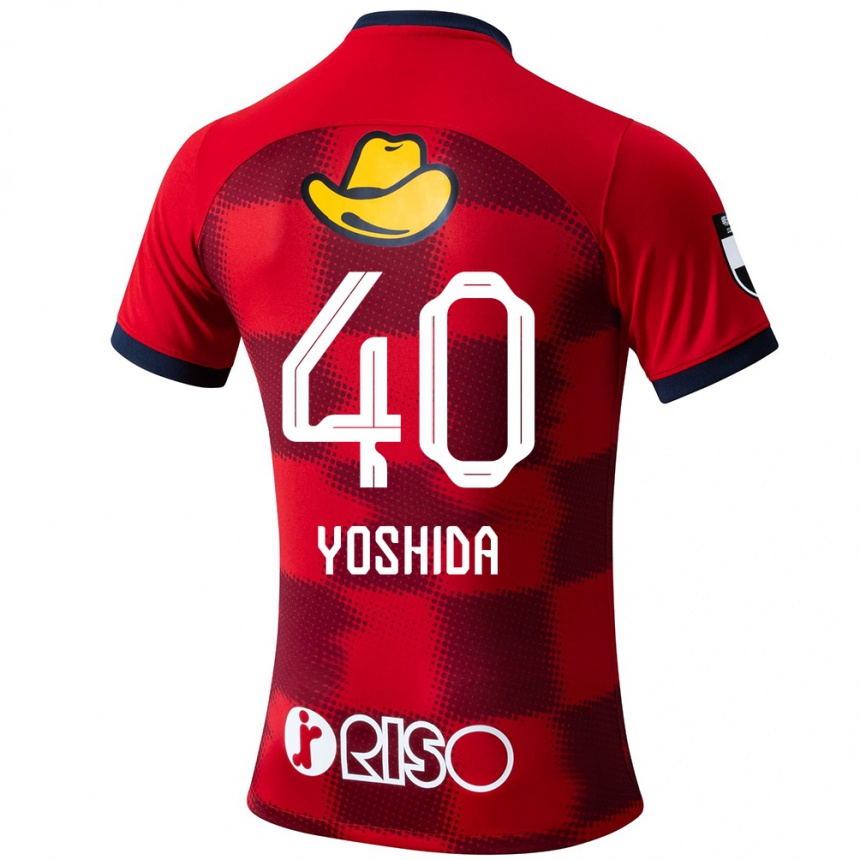 Women Football Minato Yoshida #40 Red Blue White Home Jersey 2024/25 T-Shirt Australia