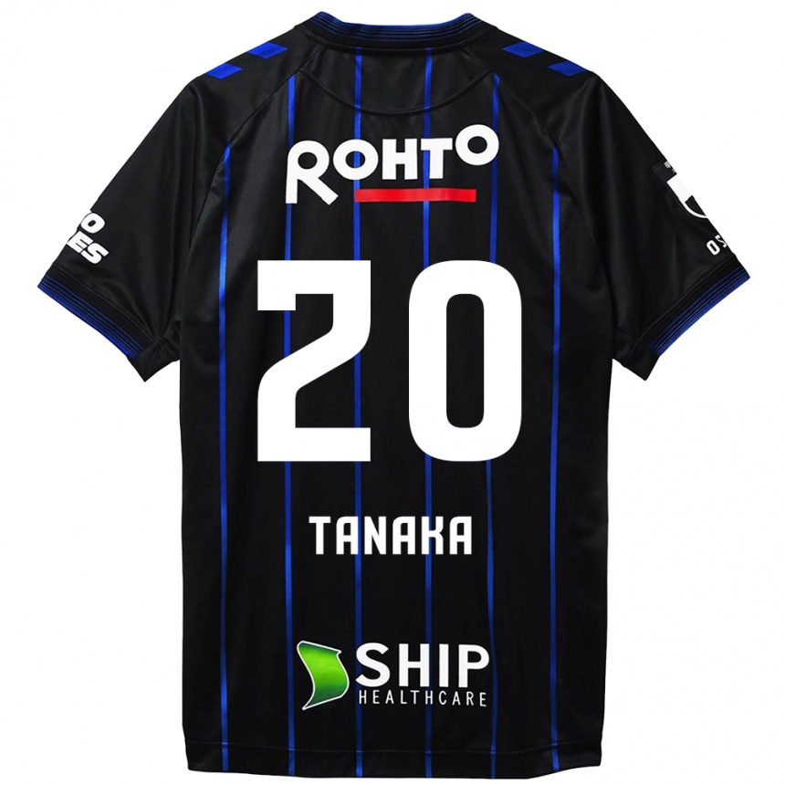 Women Football Hyoga Tanaka #20 Black Blue Home Jersey 2024/25 T-Shirt Australia