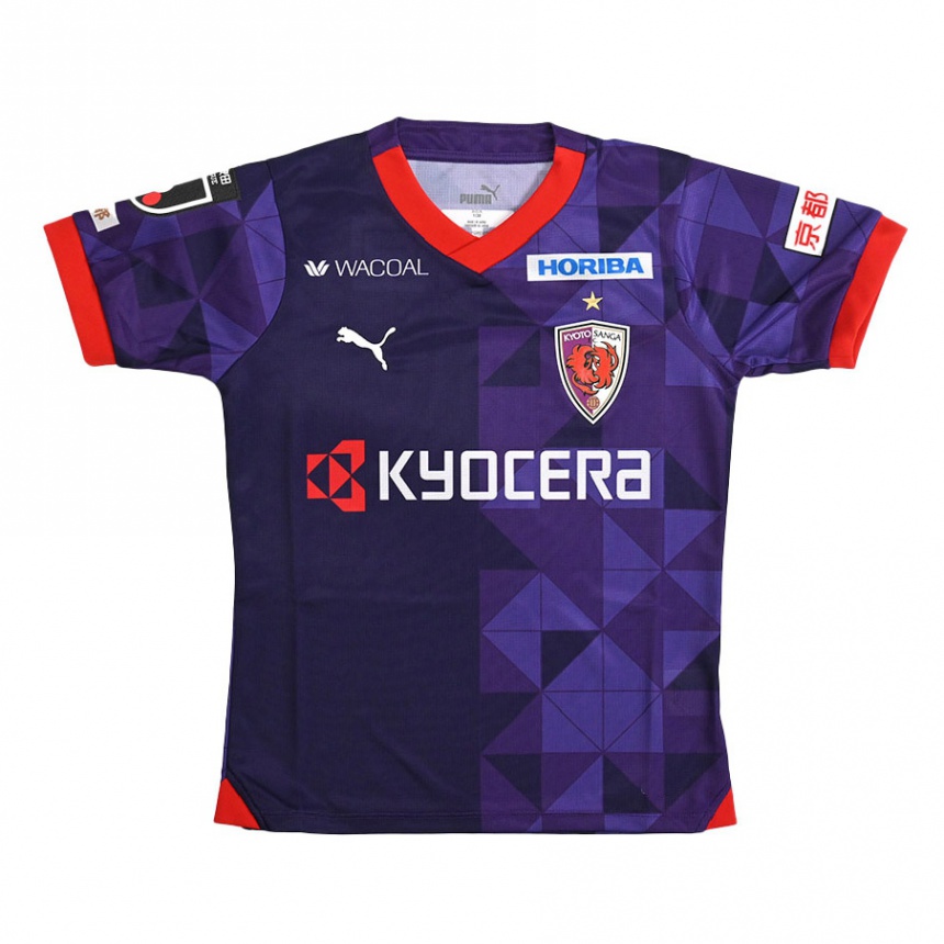 Women Football Daiki Kaneko #19 Purple White Home Jersey 2024/25 T-Shirt Australia