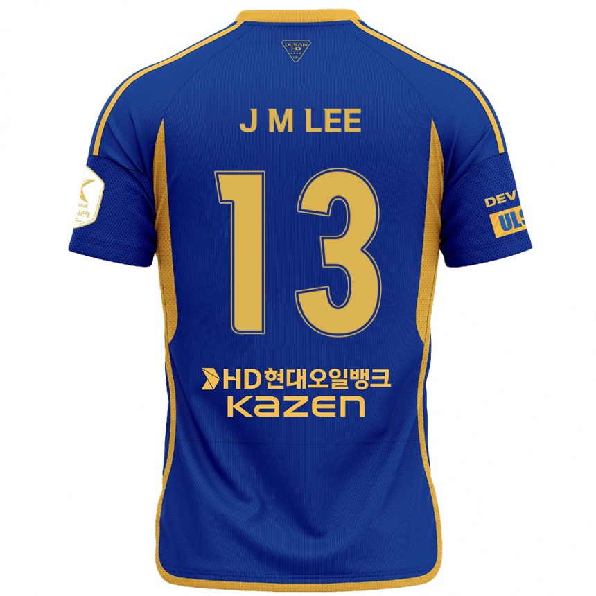 Women Football Myung-Jae Lee #13 Blue Yellow Home Jersey 2024/25 T-Shirt Australia