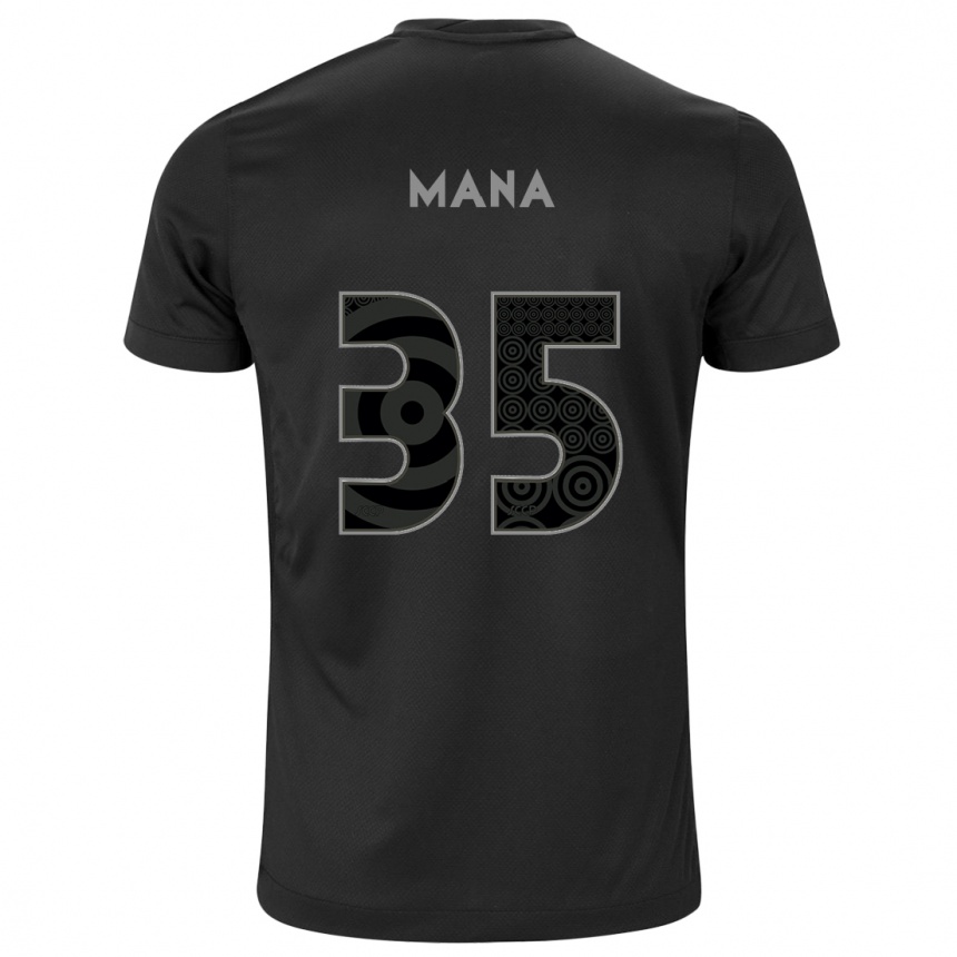 Women Football Léo Mana #35 Black Away Jersey 2024/25 T-Shirt Australia