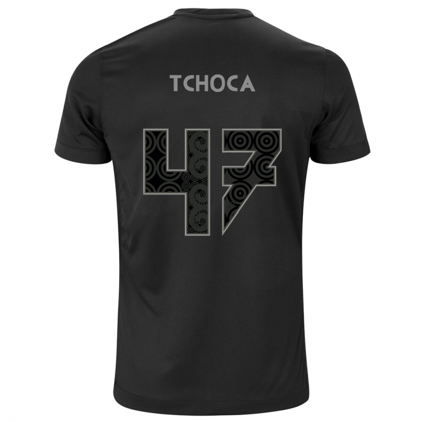 Women Football Tchoca #47 Black Away Jersey 2024/25 T-Shirt Australia