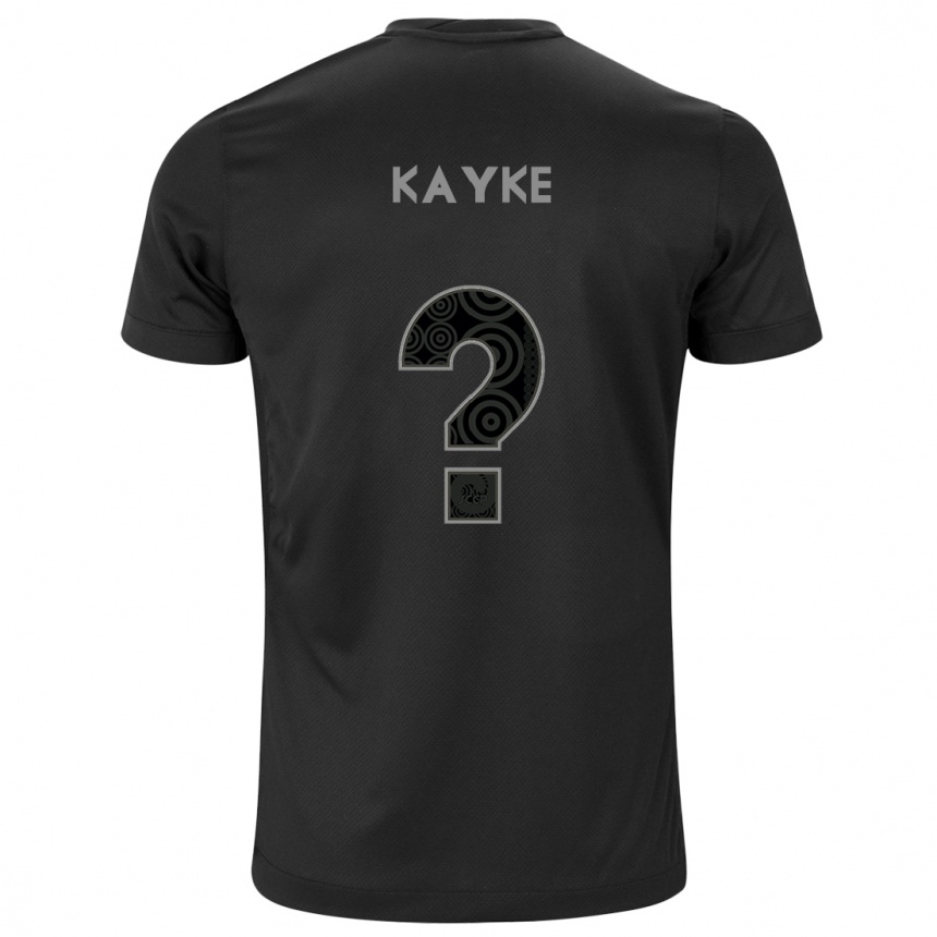 Women Football Kayke #0 Black Away Jersey 2024/25 T-Shirt Australia