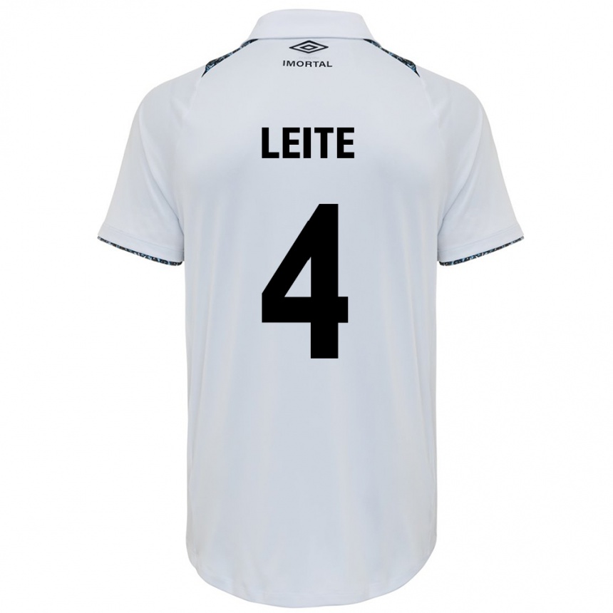 Women Football Paulo Henrique Leite #4 White Blue Away Jersey 2024/25 T-Shirt Australia