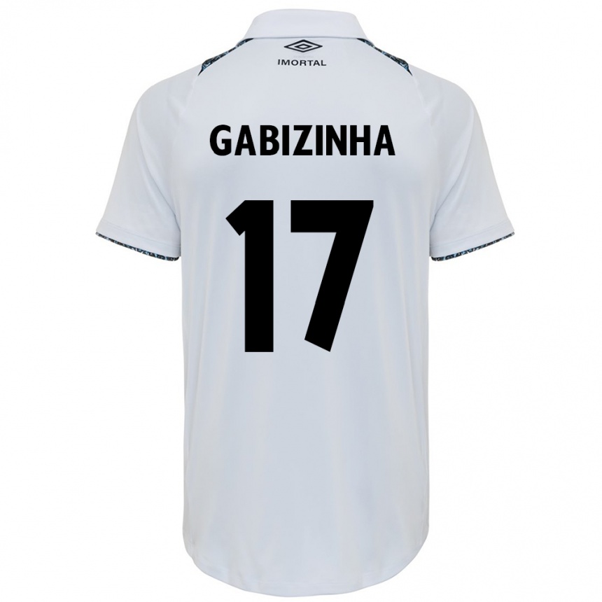 Women Football Gabizinha #17 White Blue Away Jersey 2024/25 T-Shirt Australia