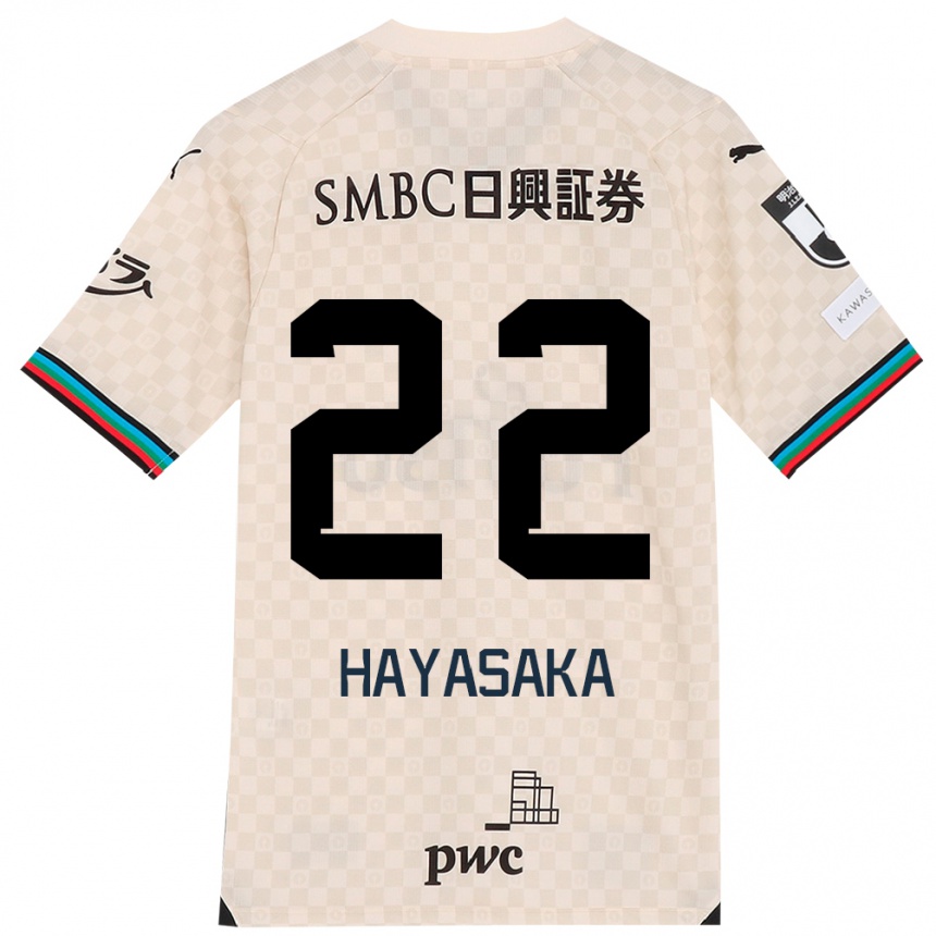 Women Football Yuki Hayasaka #22 White Gray Away Jersey 2024/25 T-Shirt Australia