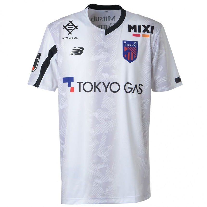 Women Football Shunsuke Kaneko #8 White Black Away Jersey 2024/25 T-Shirt Australia