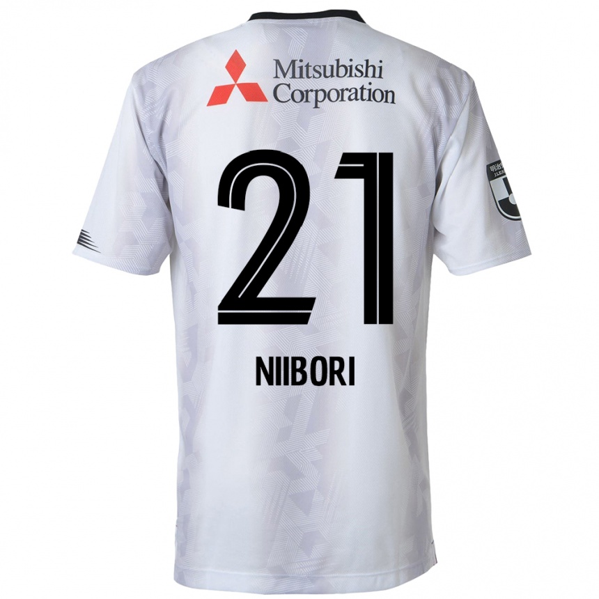 Women Football Keita Niibori #21 White Black Away Jersey 2024/25 T-Shirt Australia