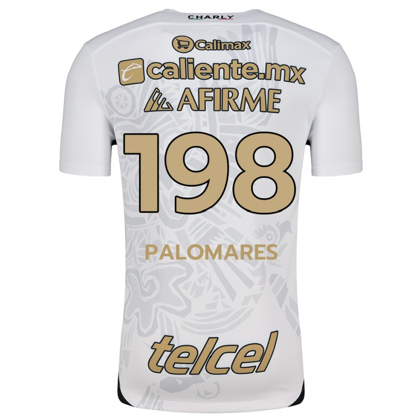 Women Football Ramón Palomares #198 White Black Away Jersey 2024/25 T-Shirt Australia