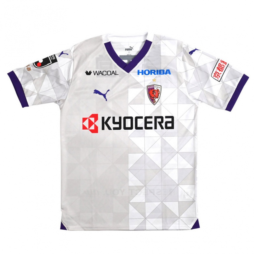 Women Football Kotaro Nakano #0 White Purple Away Jersey 2024/25 T-Shirt Australia