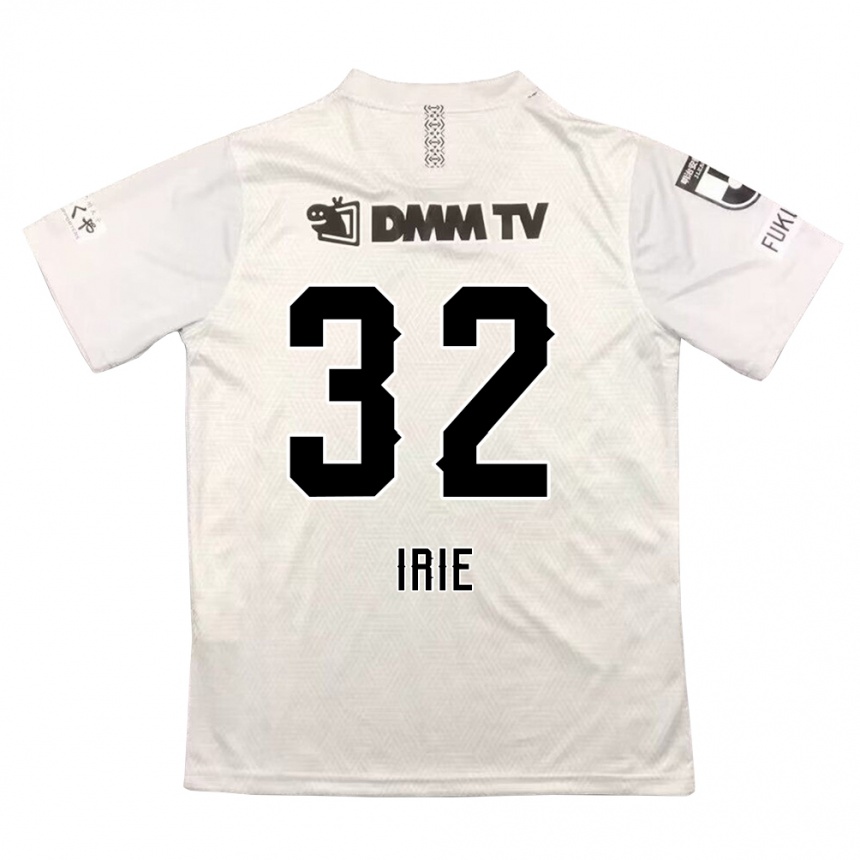 Women Football Yujin Irie #32 Gray Black Away Jersey 2024/25 T-Shirt Australia