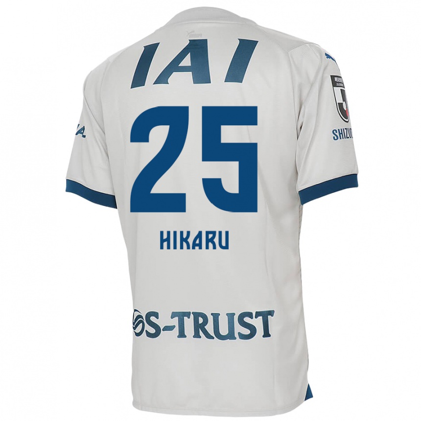 Women Football Hikaru Naruoka #25 White Blue Away Jersey 2024/25 T-Shirt Australia