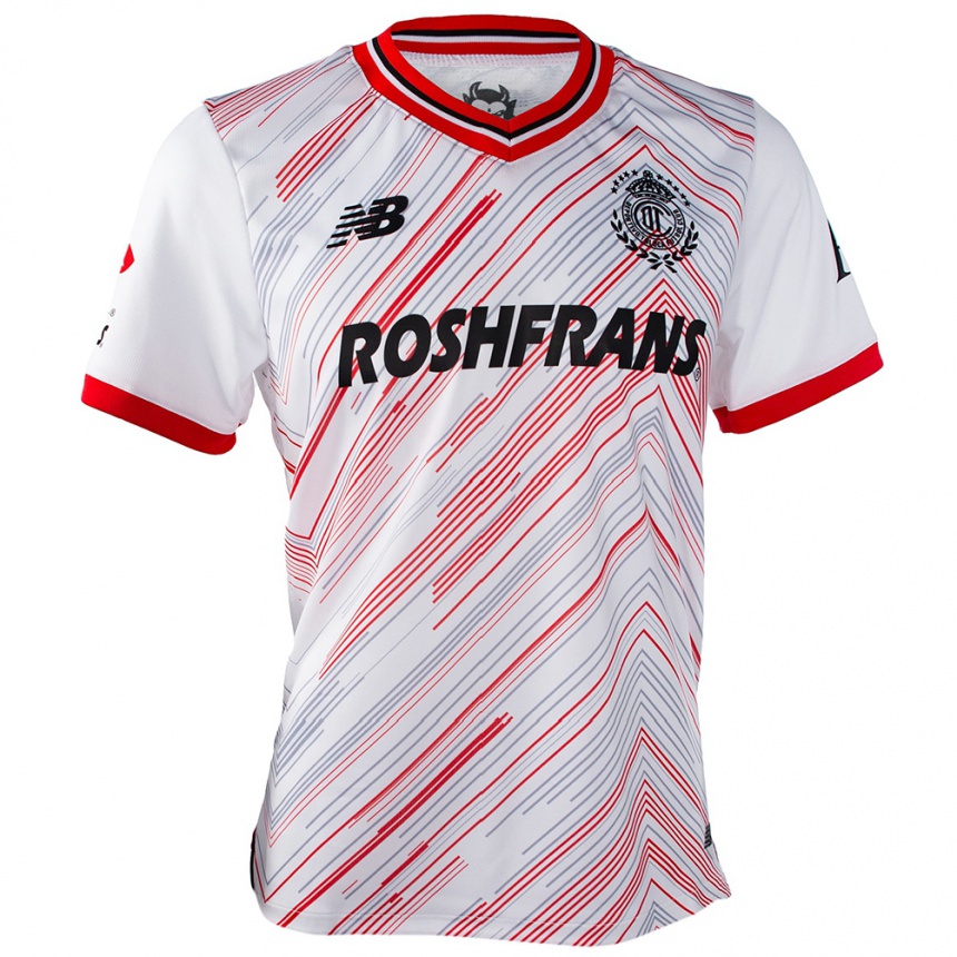 Women Football Santiago Rosales #206 White Red Away Jersey 2024/25 T-Shirt Australia