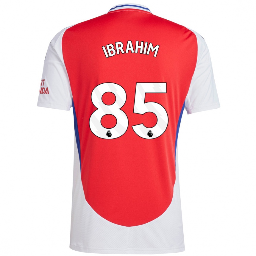 Kids Football Ife Ibrahim #85 Red White Home Jersey 2024/25 T-Shirt Australia