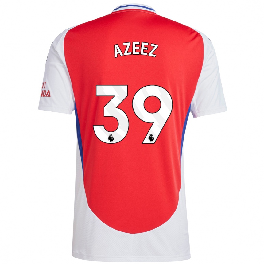 Kids Football Miguel Azeez #39 Red White Home Jersey 2024/25 T-Shirt Australia