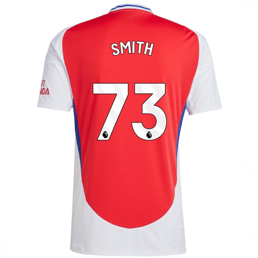 Kids Football Tom Smith #73 Red White Home Jersey 2024/25 T-Shirt Australia