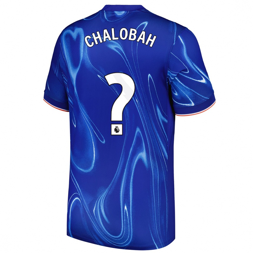 Kids Football Trevoh Chalobah #0 Blue White Home Jersey 2024/25 T-Shirt Australia