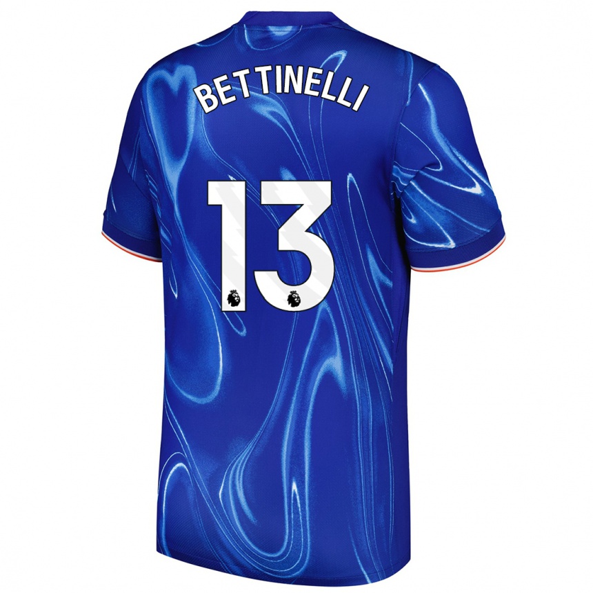 Kids Football Marcus Bettinelli #13 Blue White Home Jersey 2024/25 T-Shirt Australia