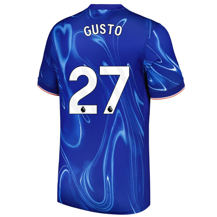 Kids Football Malo Gusto #27 Blue White Home Jersey 2024/25 T-Shirt Australia