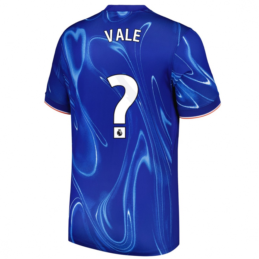 Kids Football Harvey Vale #0 Blue White Home Jersey 2024/25 T-Shirt Australia