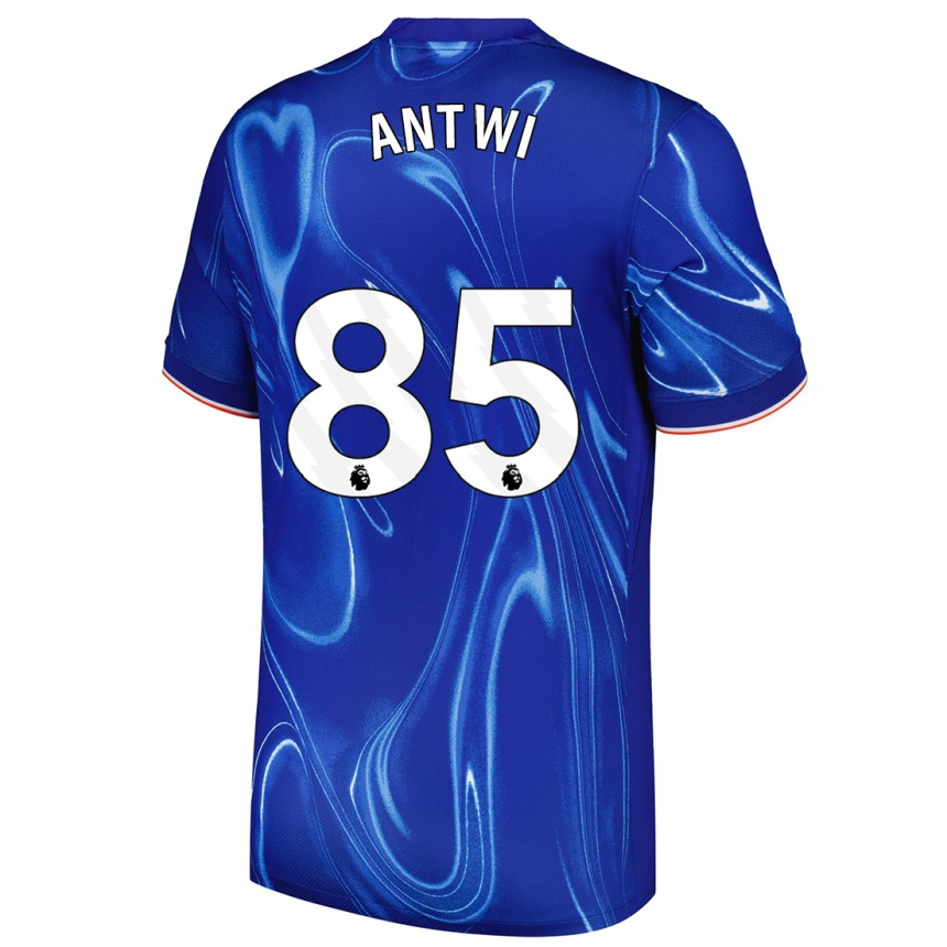 Kids Football Genesis Antwi #85 Blue White Home Jersey 2024/25 T-Shirt Australia