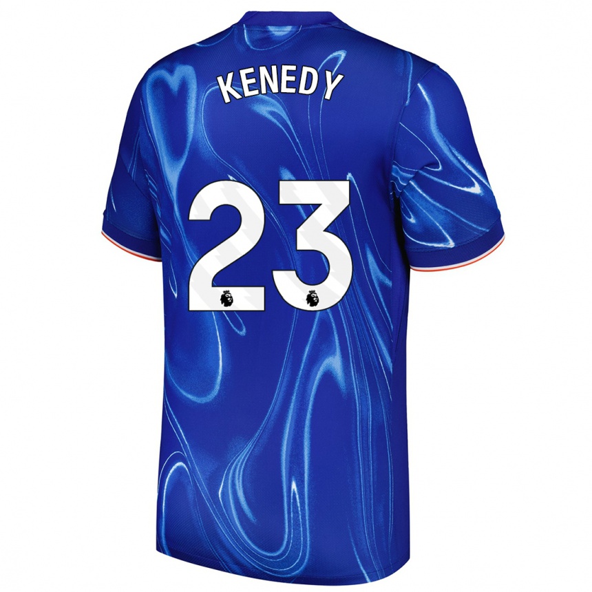 Kids Football Robert Kenedy #23 Blue White Home Jersey 2024/25 T-Shirt Australia