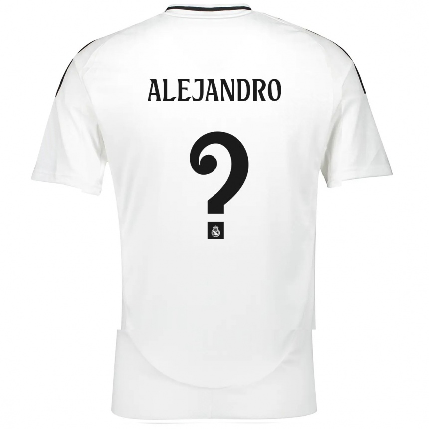 Kids Football Alejandro Hernández #0 White Home Jersey 2024/25 T-Shirt Australia