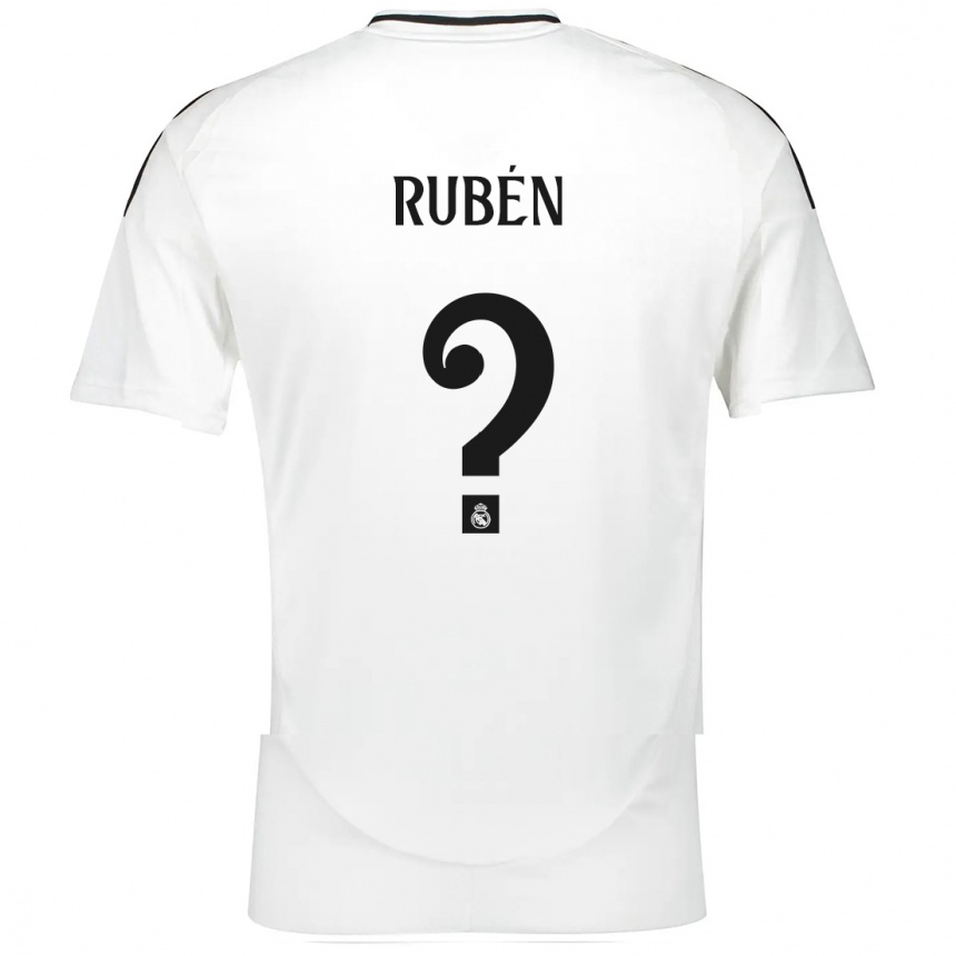 Kids Football Rubén López #0 White Home Jersey 2024/25 T-Shirt Australia