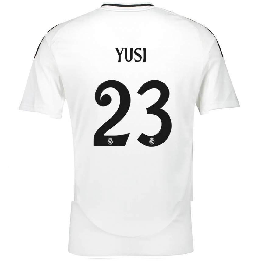 Kids Football Yusi #23 White Home Jersey 2024/25 T-Shirt Australia