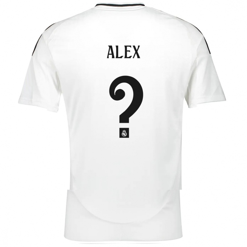 Kids Football Alex Sanchez #0 White Home Jersey 2024/25 T-Shirt Australia