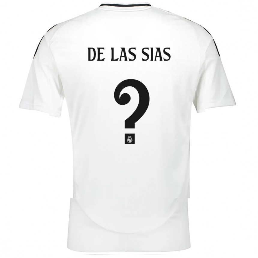 Kids Football Marcos De Las Sias #0 White Home Jersey 2024/25 T-Shirt Australia