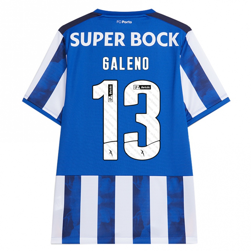 Kids Football Galeno #13 Blue White Home Jersey 2024/25 T-Shirt Australia