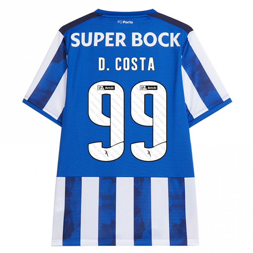 Kids Football Diogo Costa #99 Blue White Home Jersey 2024/25 T-Shirt Australia