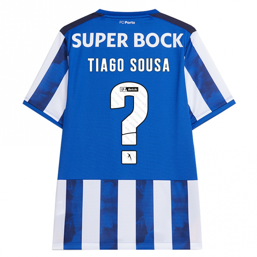 Kids Football Tiago Sousa #0 Blue White Home Jersey 2024/25 T-Shirt Australia