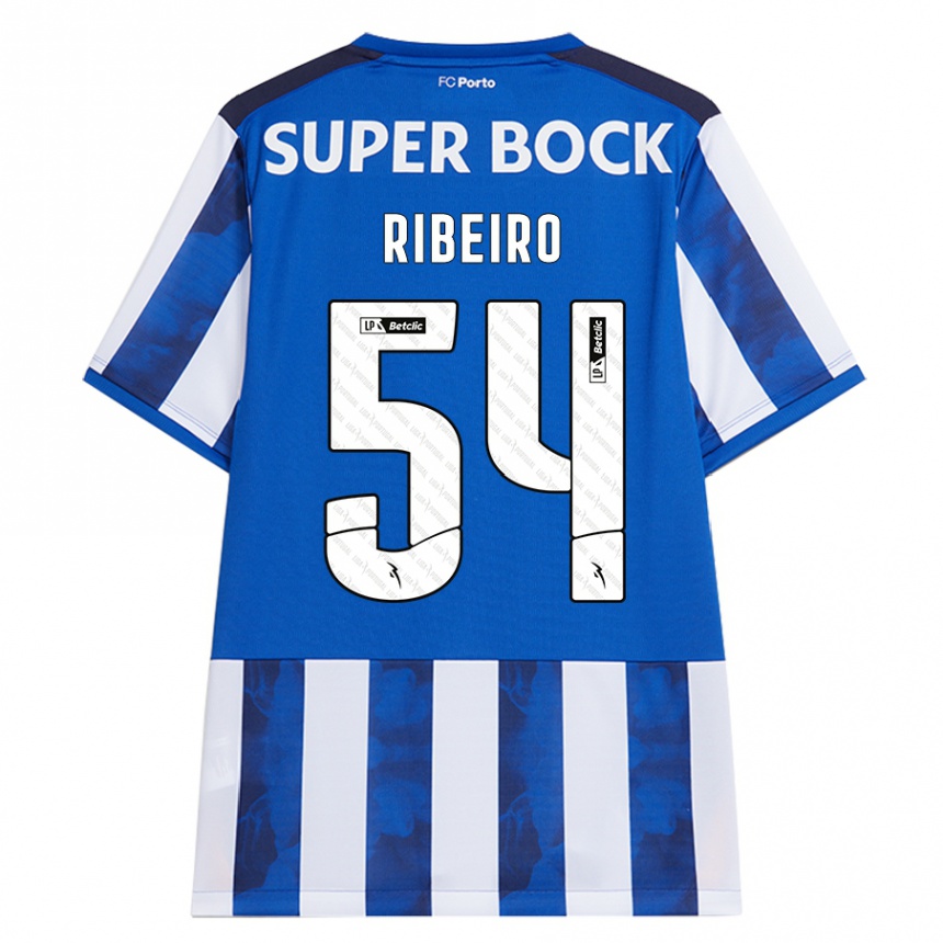 Kids Football António Ribeiro #54 Blue White Home Jersey 2024/25 T-Shirt Australia