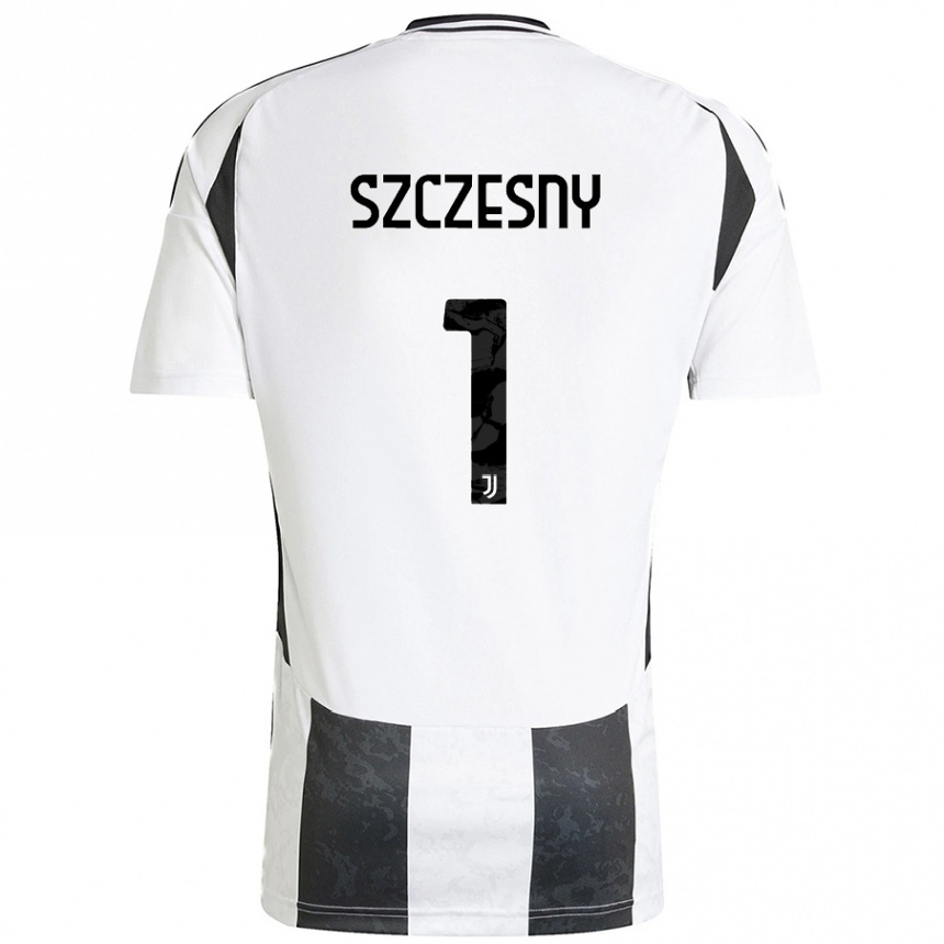 Kids Football Wojciech Szczesny #1 White Black Home Jersey 2024/25 T-Shirt Australia