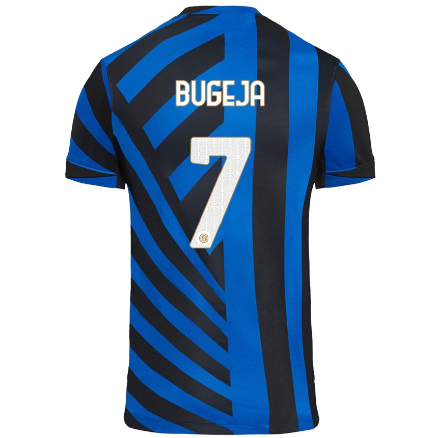 Kids Football Haley Bugeja #7 Blue Black Home Jersey 2024/25 T-Shirt Australia